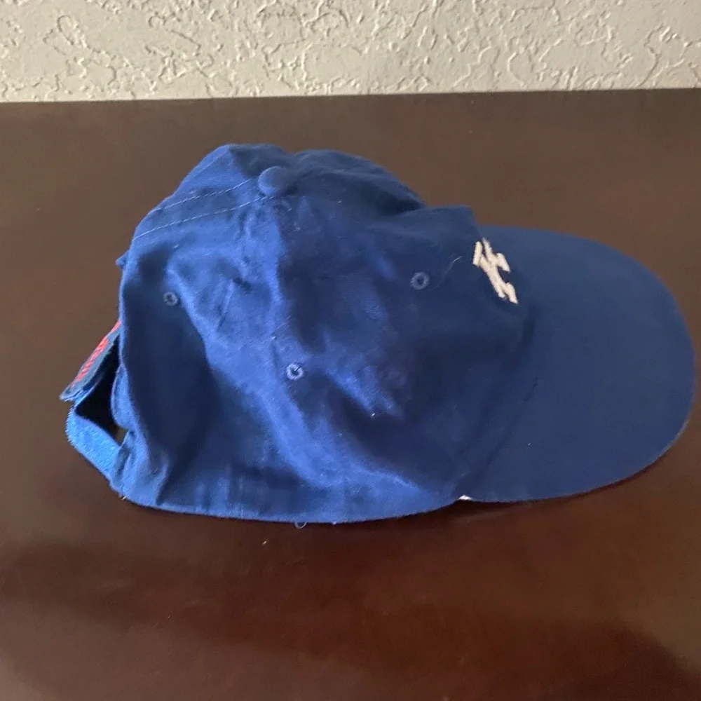 Vintage LA Dodgers Farmer John Promo Hat Blue Adjustable Dad Cap MLB Giveaway